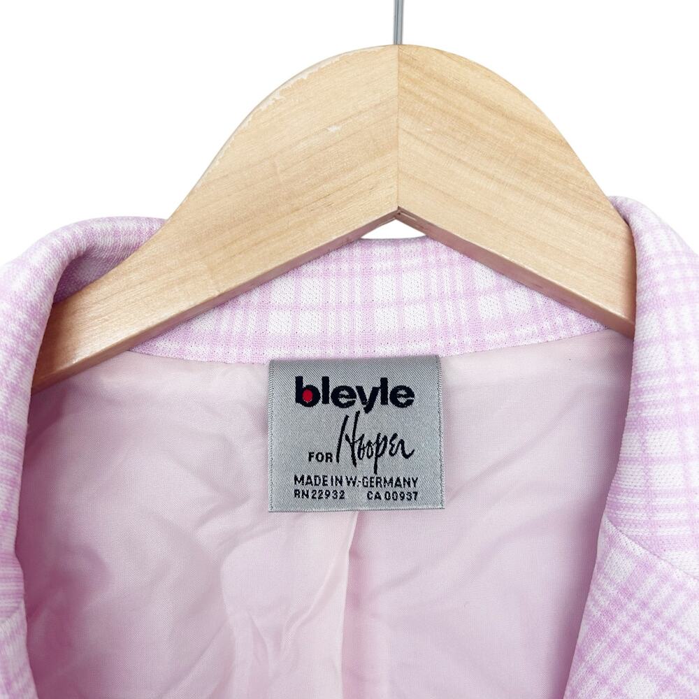 Vintage Bleyle for Hooper Pink Plaid Blazer Sz M - Picture 2 of 5